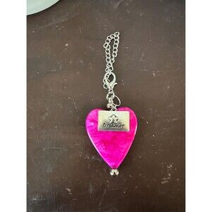 Handmade Coffee Travel Mug Charms Drink Cup Accessories Gift Magenta Heart